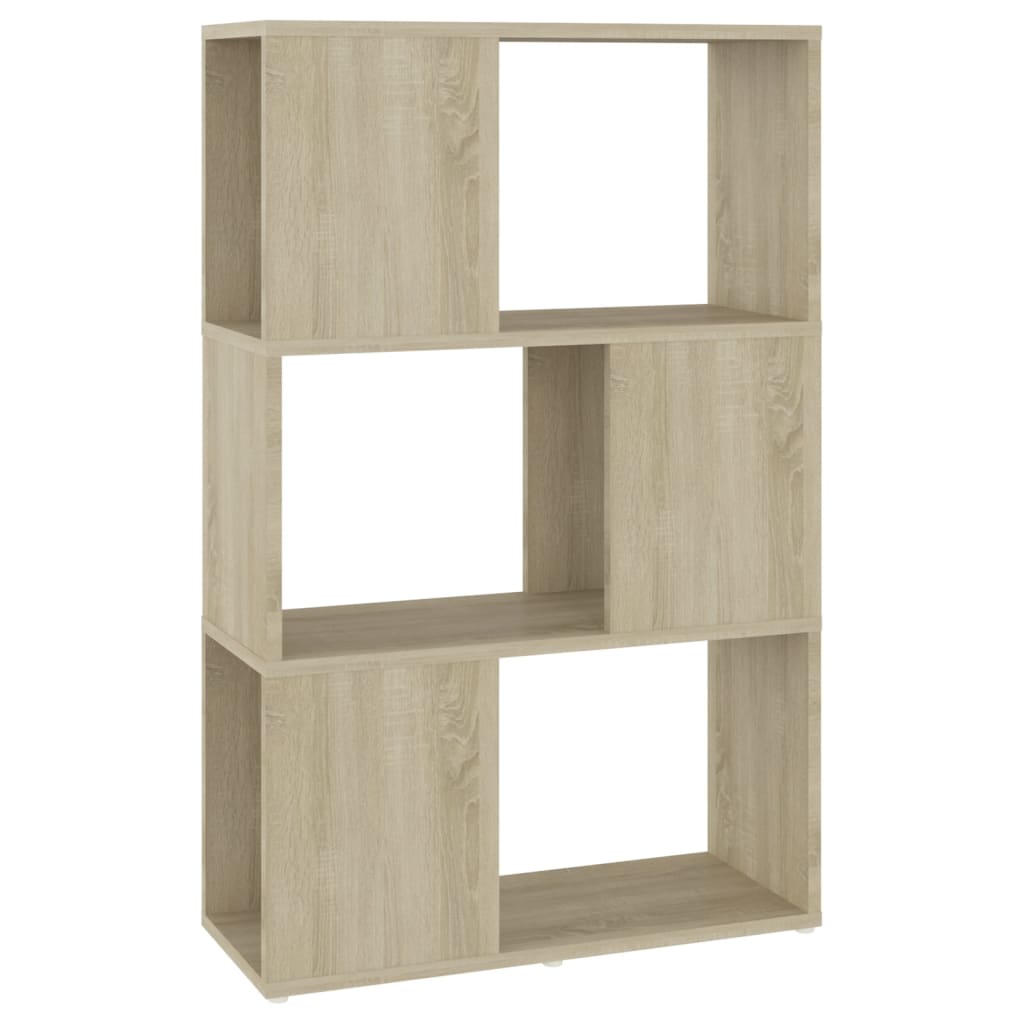 Knihovna / Dělicí Stěna Dub Sonoma 60 X 24 X 94 Cm Dřevotříska