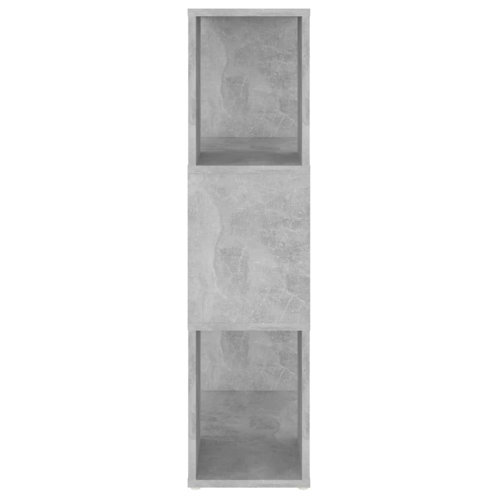 Knihovna / Dělicí Stěna Betonově Šedá 60X24X94 Cm Dřevotříska