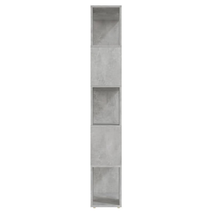 Knihovna / Dělicí Stěna Betonově Šedá 60 X 24 X 155 Cm
