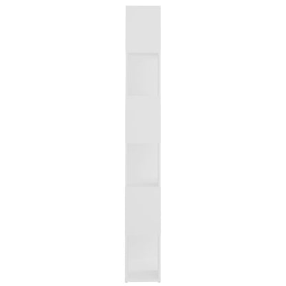Knihovna / Dělicí Stěna Bílá 60 X 24 X 186 Cm