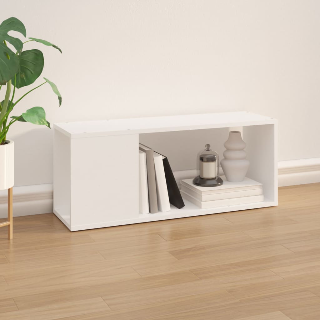 Tv Stolek Bílý 80 X 24 X 32 Cm Kompozitní Dřevo
