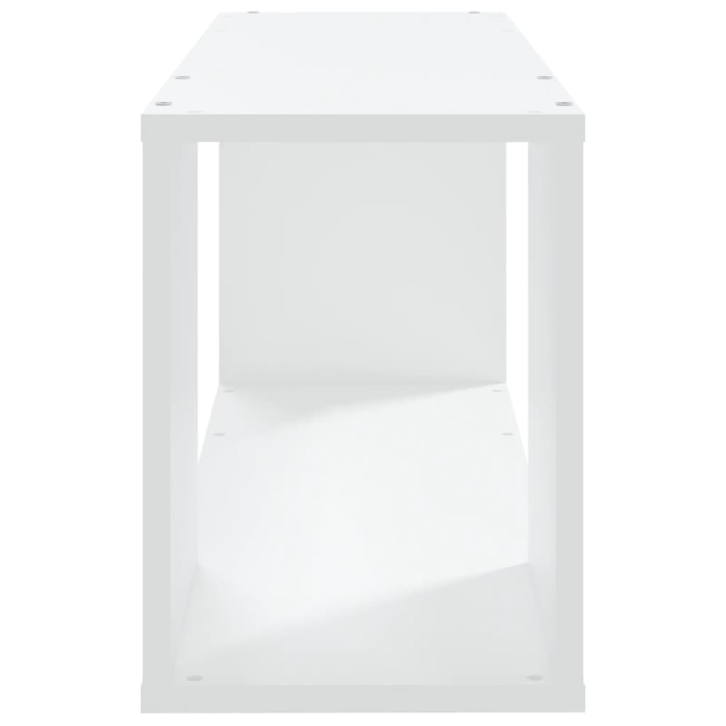 Tv Stolek Bílý 80 X 24 X 32 Cm Kompozitní Dřevo