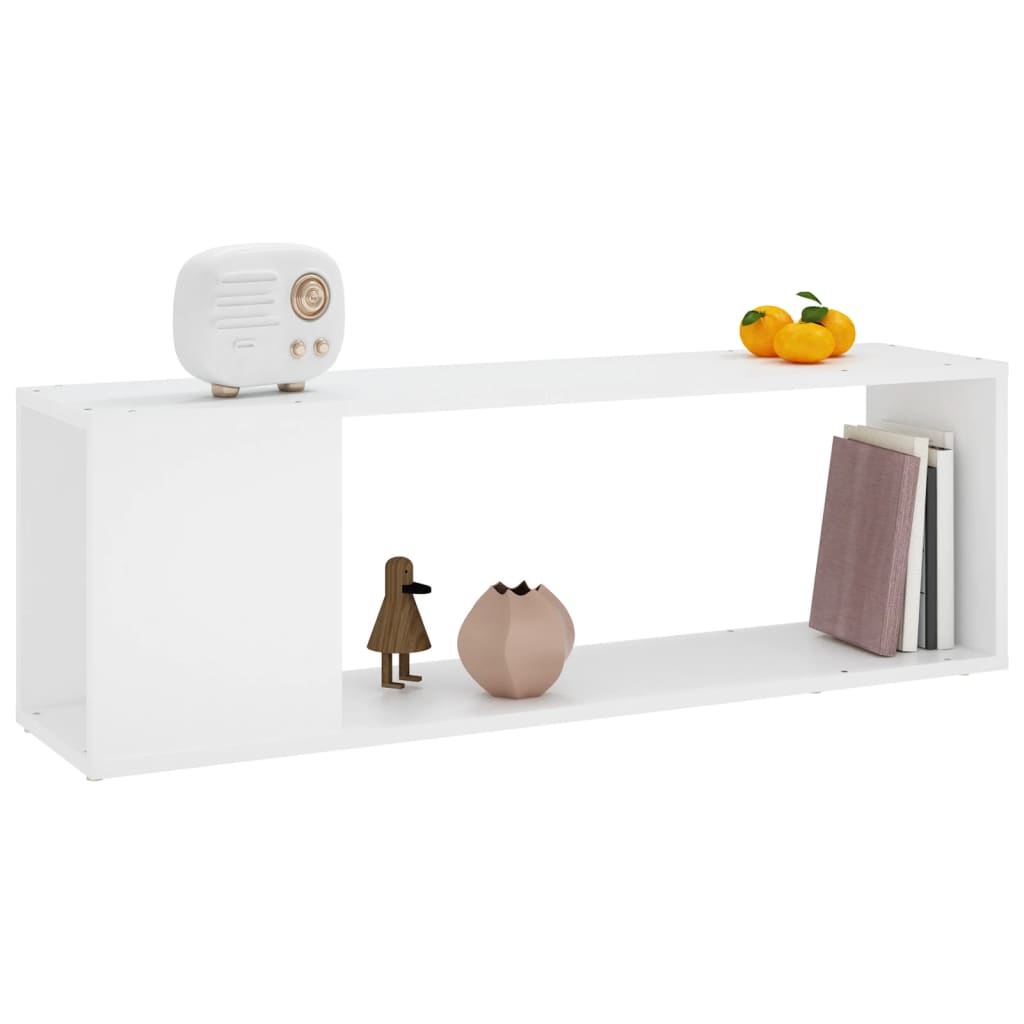 Tv Stolek Bílý 100 X 24 X 32 Cm Kompozitní Dřevo