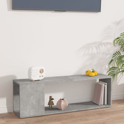 Tv Stolek Betonově Šedý 100 X 24 X 32 Cm Kompozitní Dřevo