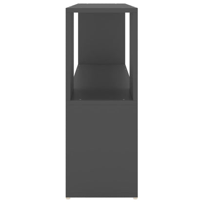 Knihovna Šedá 100 X 24 X 63 Cm Dřevotříska