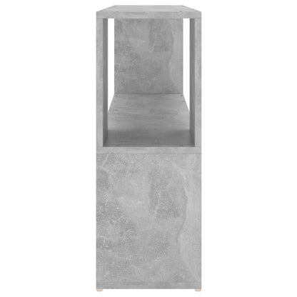 Knihovna Betonově Šedá 100 X 24 X 63 Cm Kompozitní Dřevo