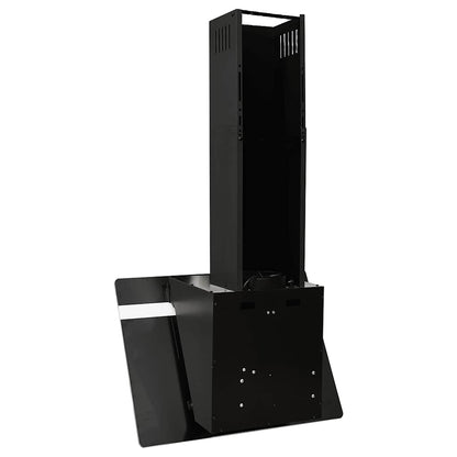Nástěnná Digestoř 60 Cm Ocel A Tvrzené Sklo Černá