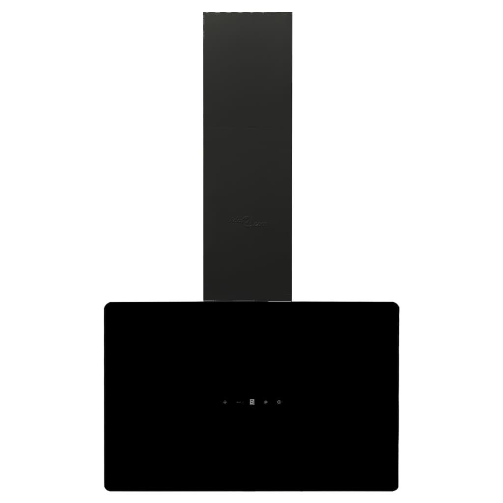 Nástěnná Digestoř 60 Cm Ocel A Tvrzené Sklo Černá