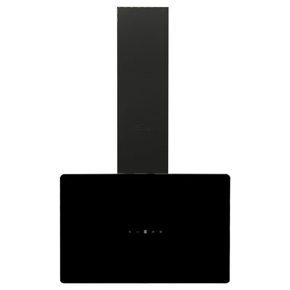 Nástěnná Digestoř 60 Cm Ocel A Tvrzené Sklo Černá