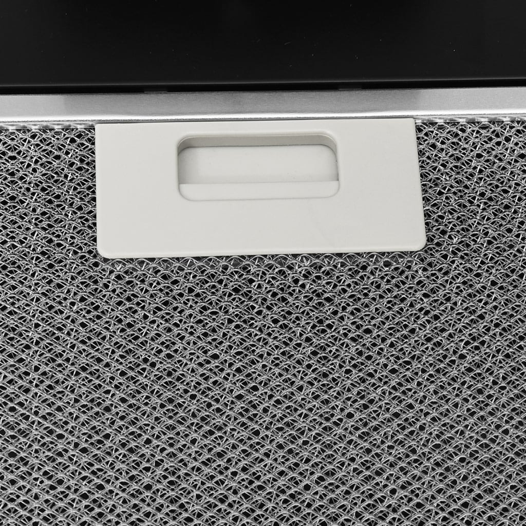 Nástěnná Digestoř 60 Cm Ocel A Tvrzené Sklo Černá