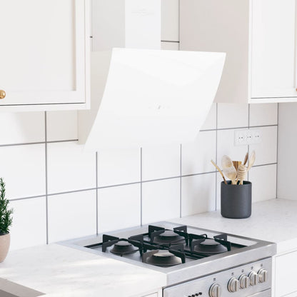 Nástěnná Digestoř 60 Cm Ocel A Tvrzené Sklo Černá