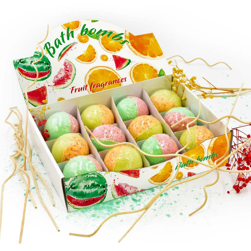 Bomby Do Koupele 24 Ks Přírodní Esenciální Oleje