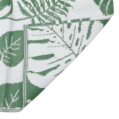 Venkovní Koberec Arakil Zelený Pp Vzor Zelených Listů