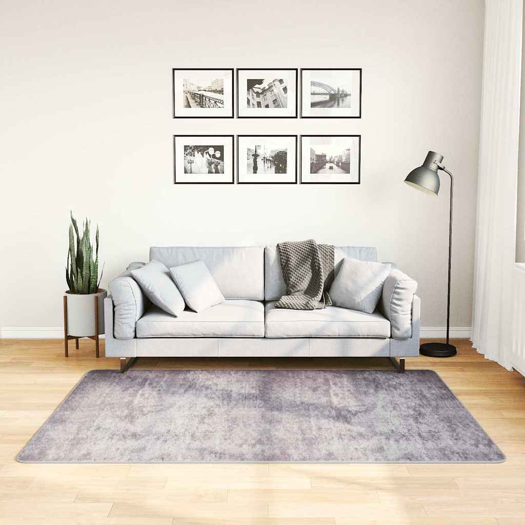 Koberec Pratelný 120 X 180 Cm Šedý