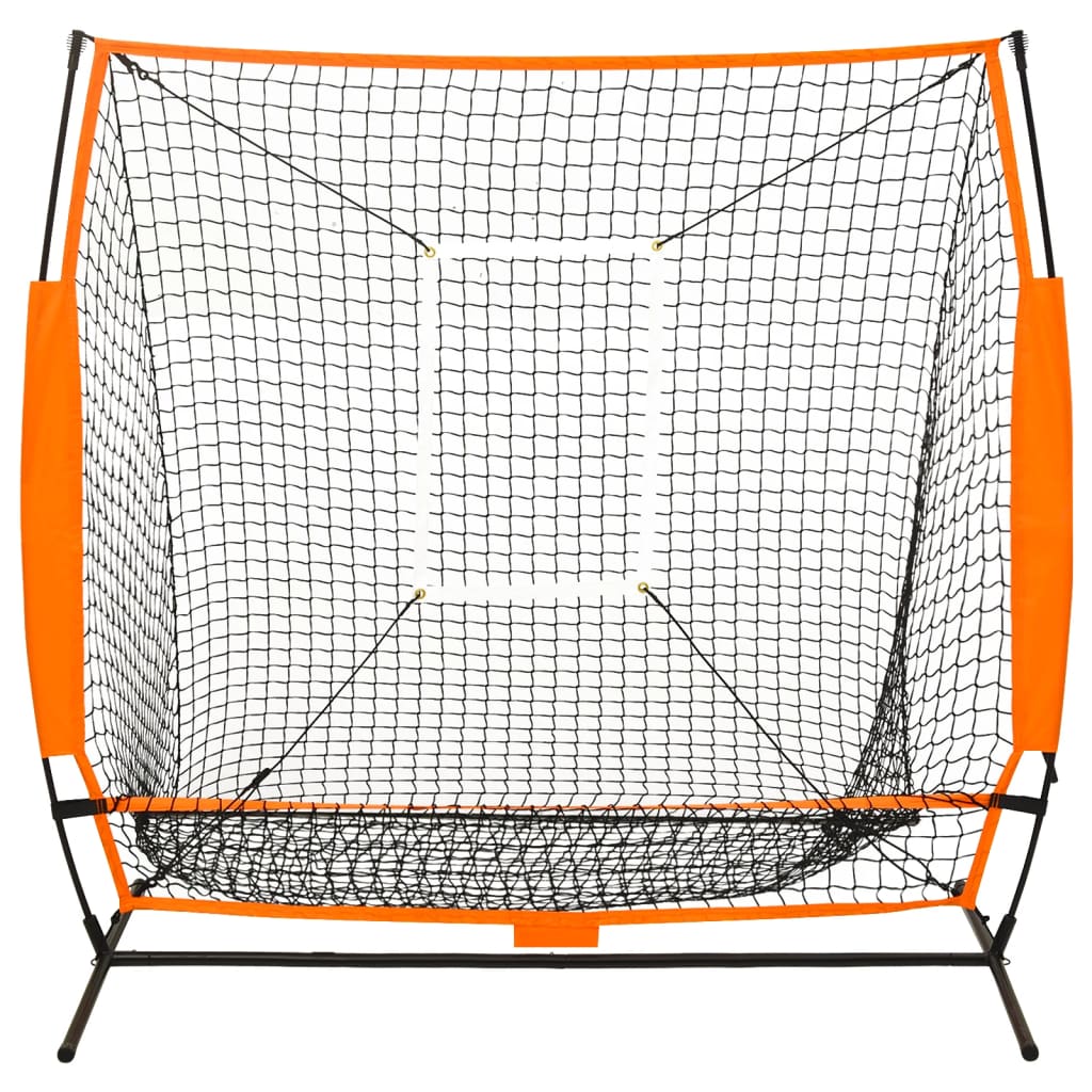 Tréninková Síť Pro Baseball Černá 174 X 76 X 158,5 Cm