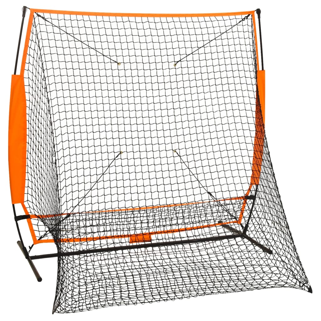 Tréninková Síť Pro Baseball Černá 174 X 76 X 158,5 Cm