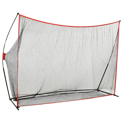 Golfová Odpalovací Síť 356 X 92,5 X 215 Cm Kov
