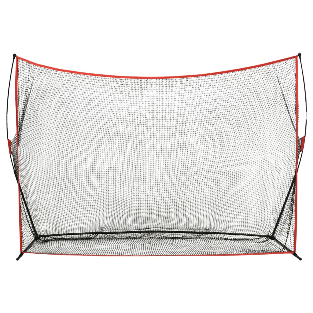 Golfová Odpalovací Síť 356 X 92,5 X 215 Cm Kov