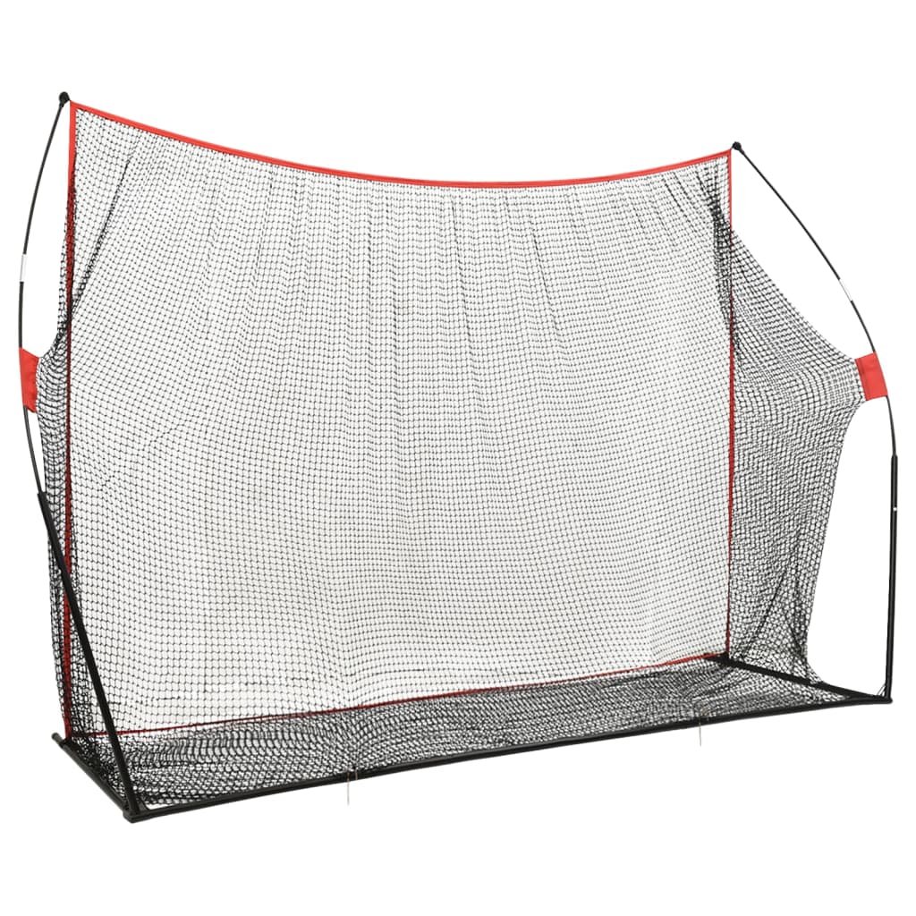 Golfová Odpalovací Síť 356 X 92,5 X 215 Cm Kov