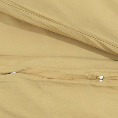 Sada Ložního Prádla 260 X 240 Cm Lehké Mikrovlákno Taupe