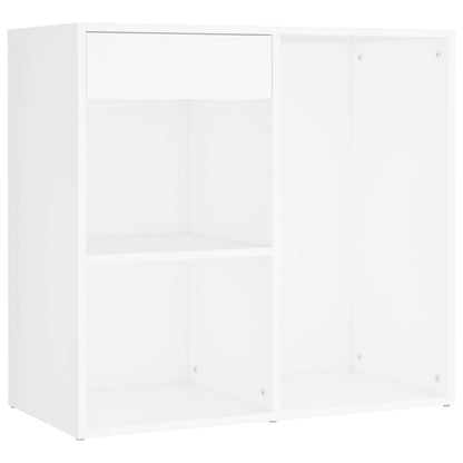 Led Toaletní Stolek Se Skříňkou Bílý Kompozitní Dřevo