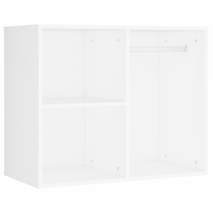 Led Toaletní Stolek Se 2 Skříňkami Bílý Kompozitní Dřevo Černá