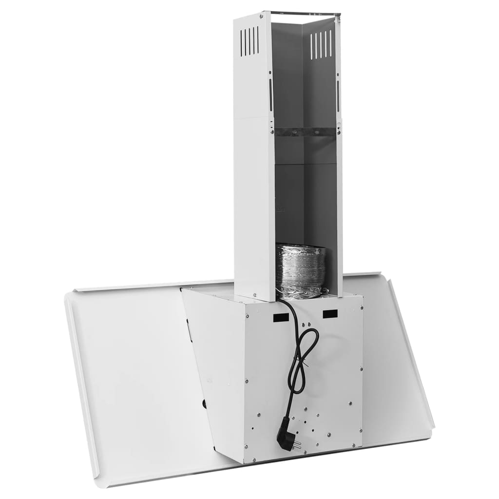 Nástěnná Digestoř 90 Cm Nerezová Ocel A Tvrzené Sklo