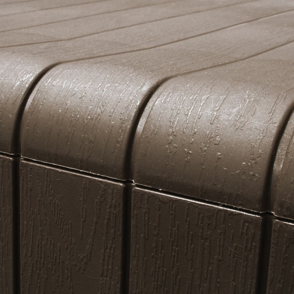 Úložný Box Na Podušky Hnědý 117 X 45,5 X 57,5 Cm 270 L Béžová A Zlatá