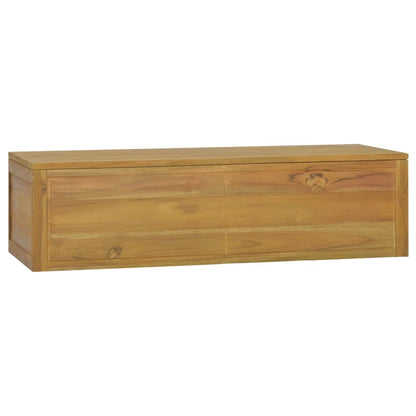 Nástěnná Koupelnová Skříňka Masivní Teak