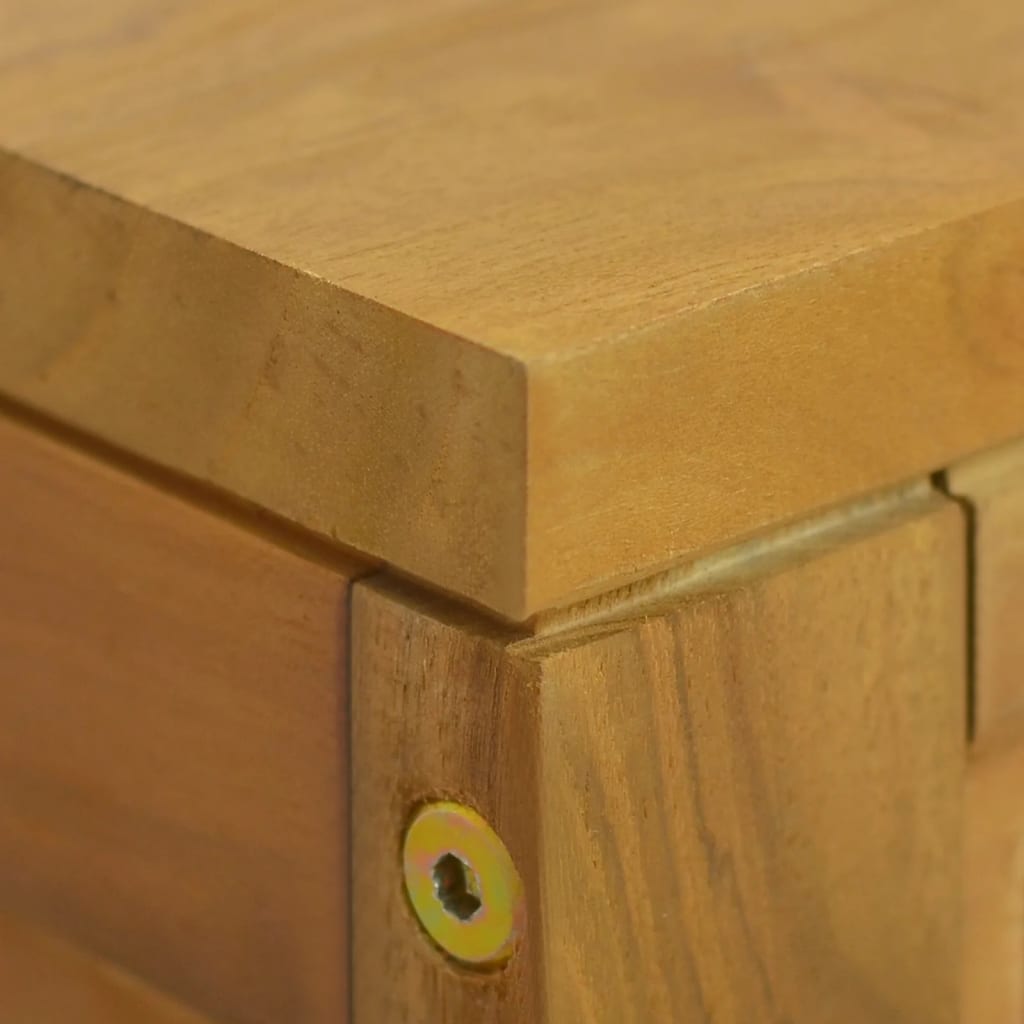 Nástěnná Koupelnová Skříňka Masivní Teak