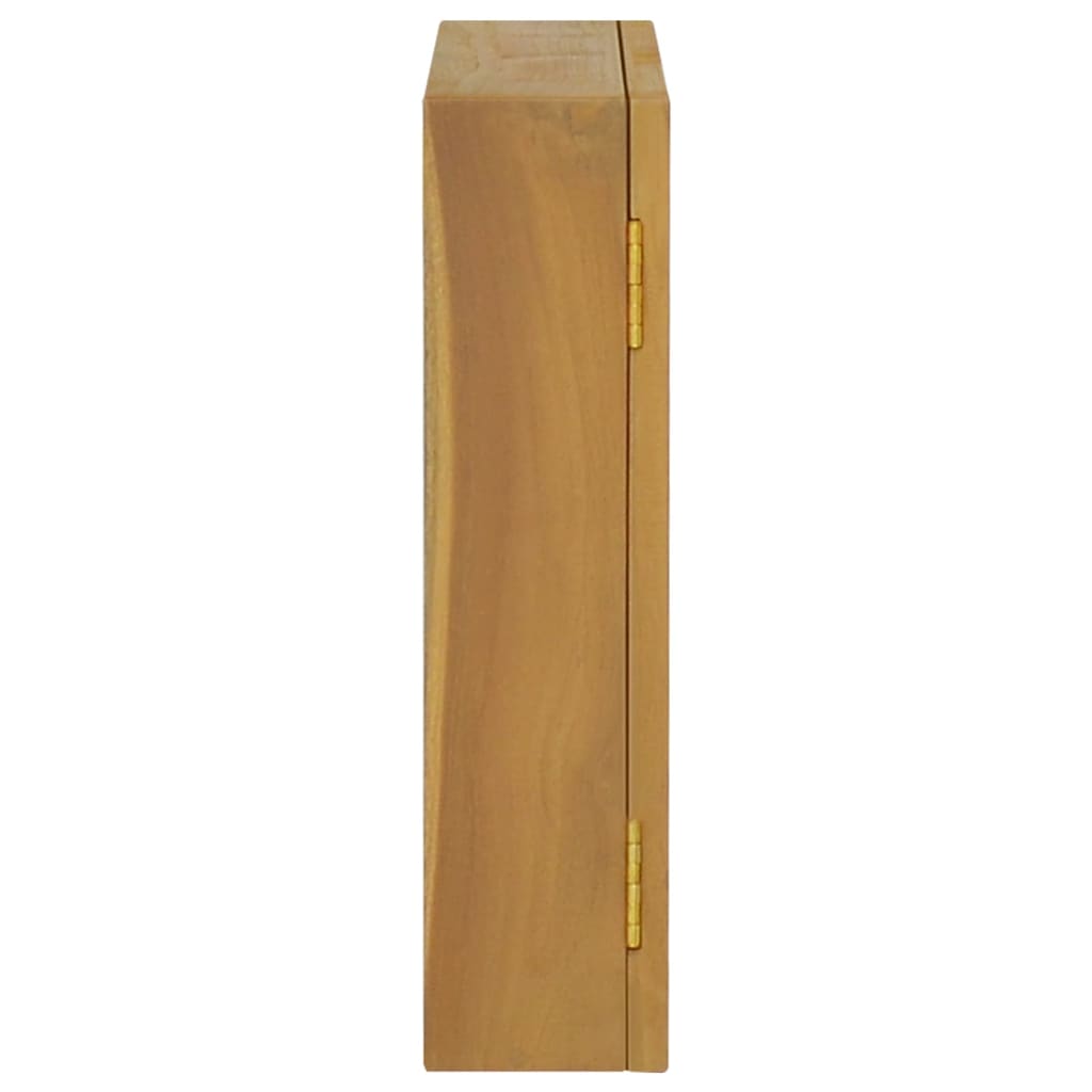 Zrcadlová Skříňka 60 X 10 X 40 Cm Masivní Teakové Dřevo