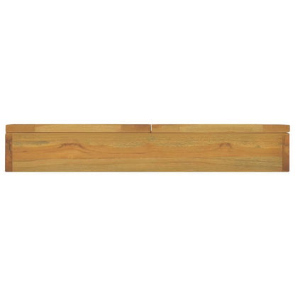 Zrcadlová Skříňka 60 X 10 X 40 Cm Masivní Teakové Dřevo