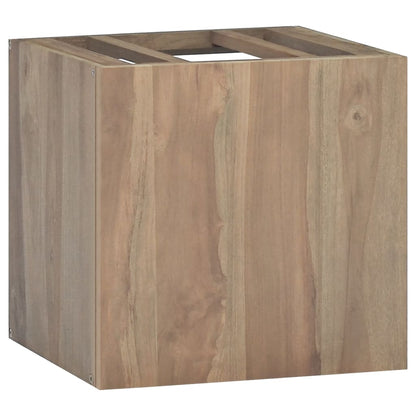 Nástěnná Koupelnová Skříňka 46 X 25,5 X 40 Cm Masivní Teak