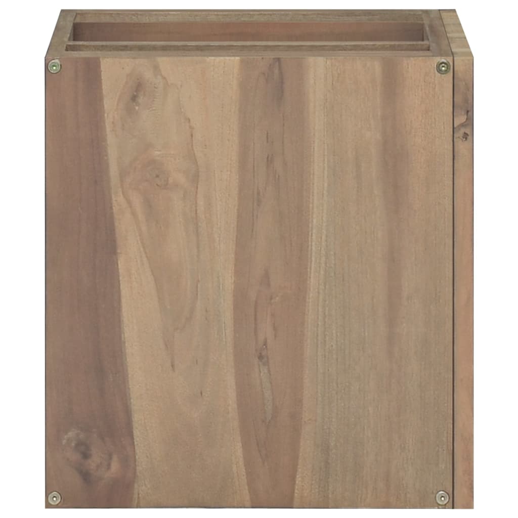 Nástěnná Koupelnová Skříňka 46 X 25,5 X 40 Cm Masivní Teak