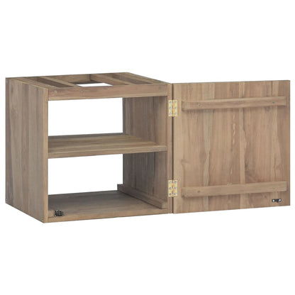 Nástěnná Koupelnová Skříňka 46 X 25,5 X 40 Cm Masivní Teak