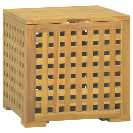 Úložný Box Na Provazy 40 X 40 X 40 Cm Masivní Teakové Dřevo