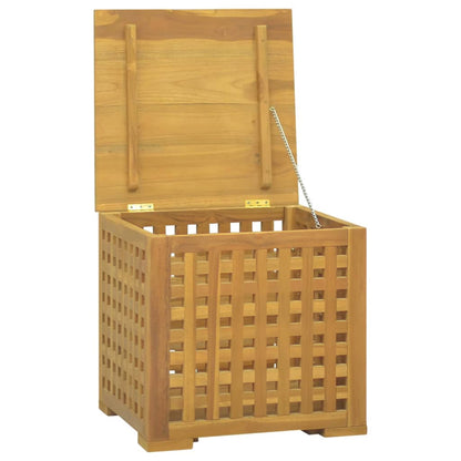 Úložný Box Na Provazy 40 X 40 X 40 Cm Masivní Teakové Dřevo