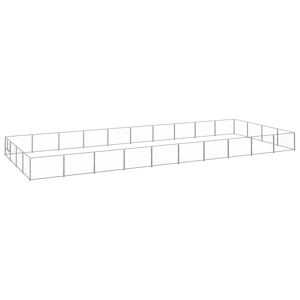 Psí Kotec Stříbrný 9 M² Ocel