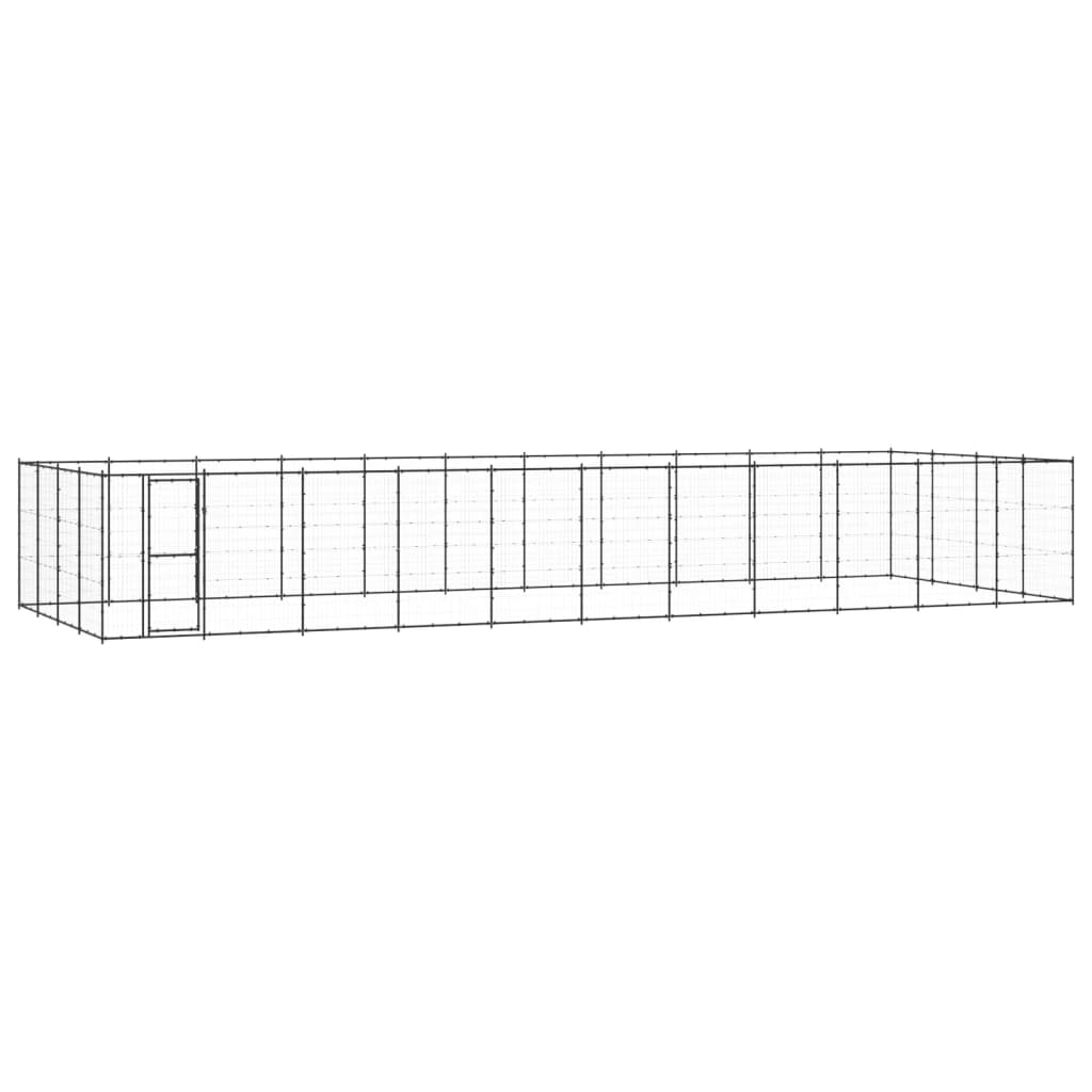 Venkovní Psí Kotec Ocel 33,88 M²