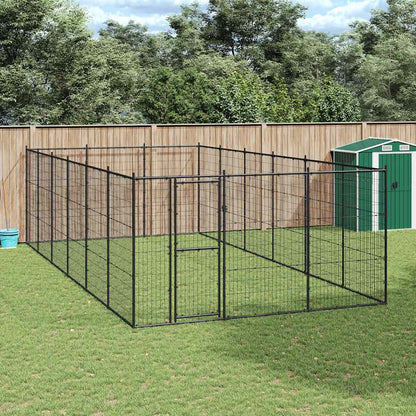 Venkovní Psí Kotec Pozinkovaná Ocel 36,3 M²