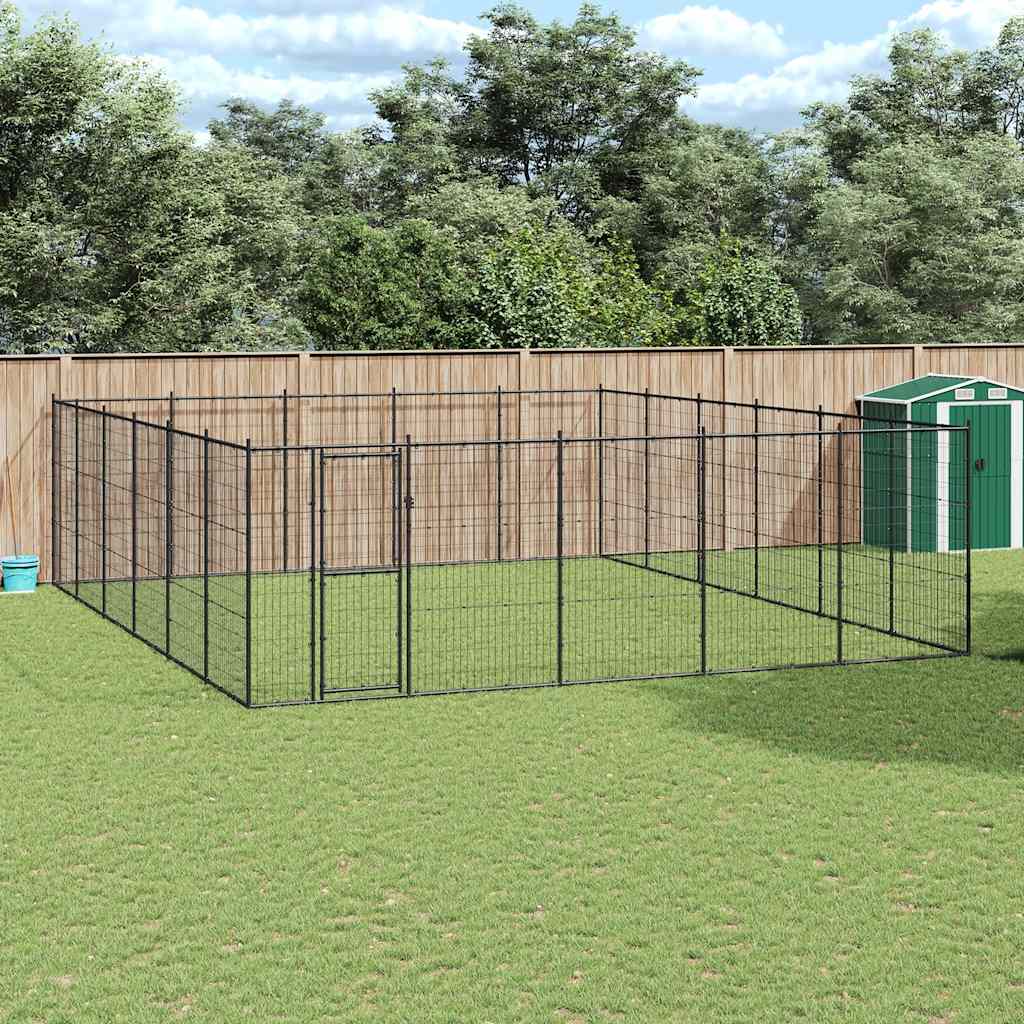 Venkovní Psí Kotec Pozinkovaná Ocel 36,3 M²
