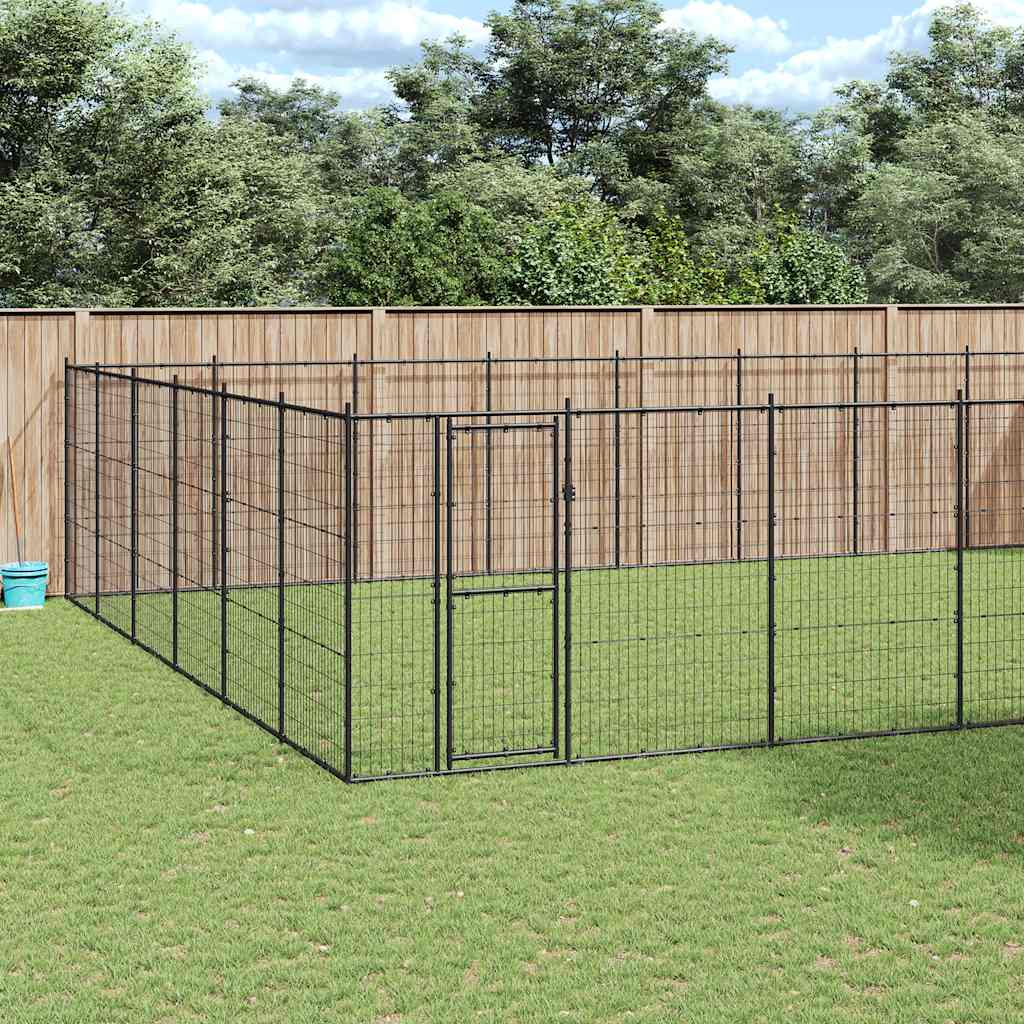 Venkovní Psí Kotec Pozinkovaná Ocel 36,3 M²