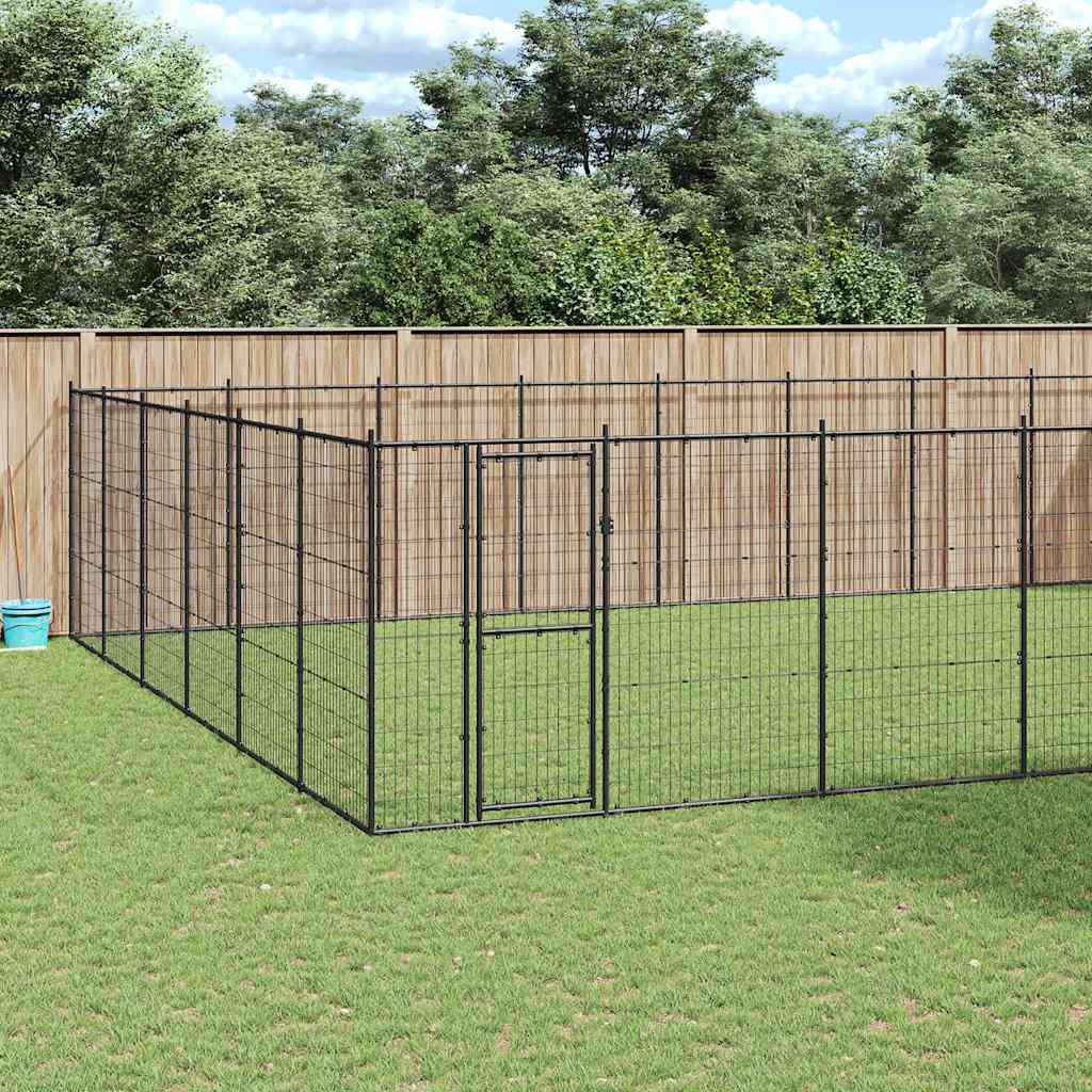 Venkovní Psí Kotec Pozinkovaná Ocel 36,3 M²