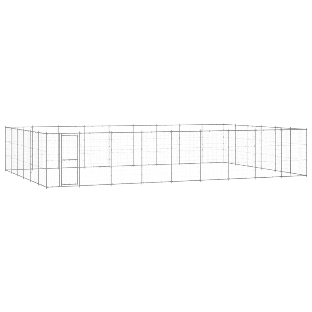 Venkovní Psí Kotec Pozinkovaná Ocel 36,3 M²