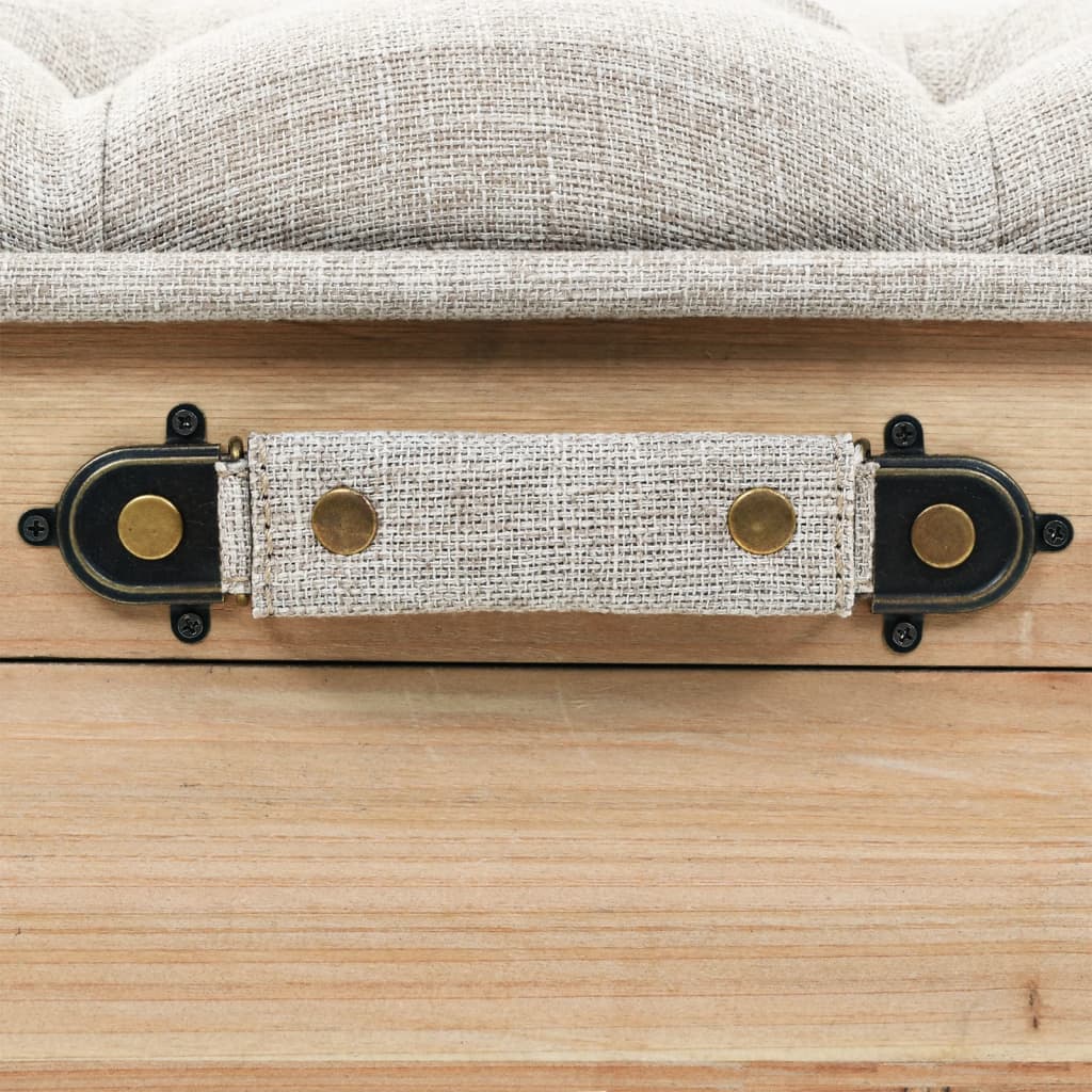 Úložná Lavice 110 Cm Masivní Jedlové Dřevo