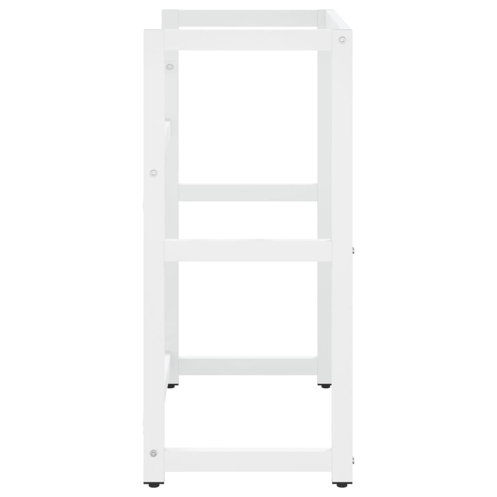 Koupelnový Regál Pod Umyvadlo Bílý Železo