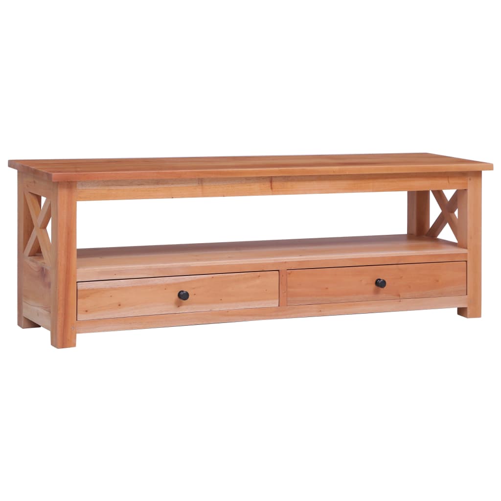 Tv Stolek Hnědý 115 X 30 X 40 Cm Masivní Mahagonové Dřevo