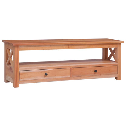 Tv Stolek Hnědý 115 X 30 X 40 Cm Masivní Mahagonové Dřevo
