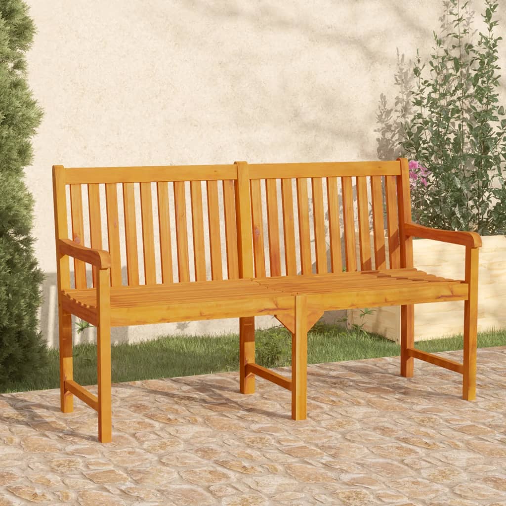 Zahradní Lavice 150 Cm Masivní Akáciové Dřevo