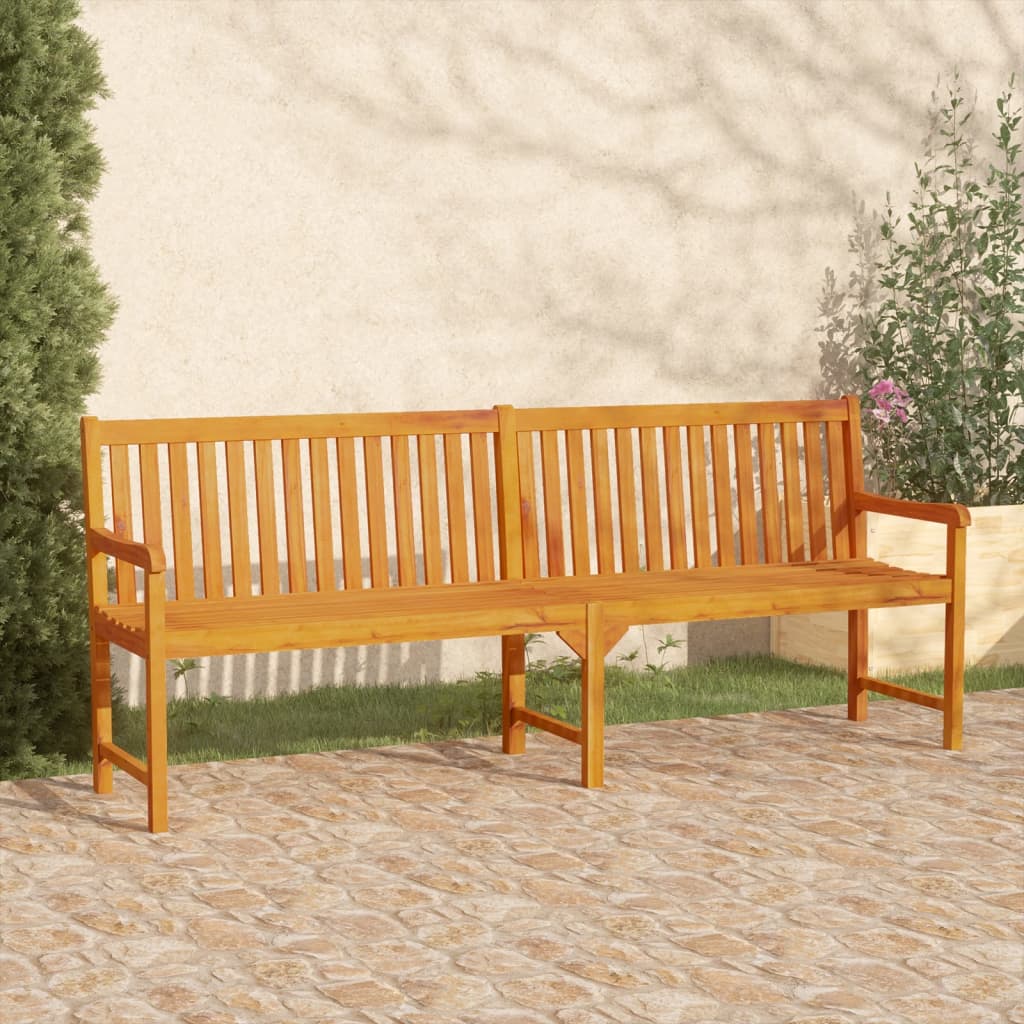 Zahradní Lavice 219 Cm Masivní Akáciové Dřevo